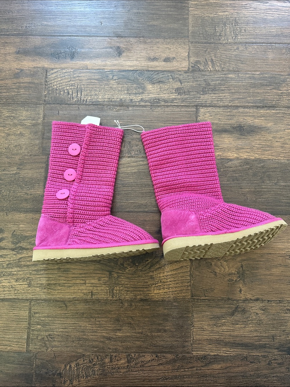 The Children's Place Hot Pink Knit Boots